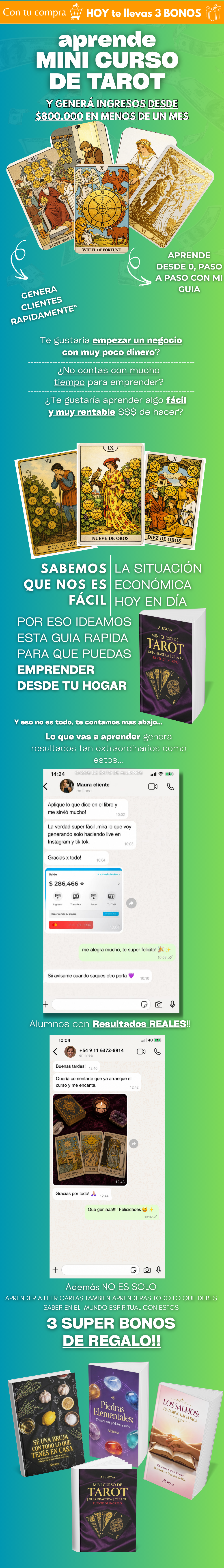 Mini Curso de Tarot: Guía Práctica, Crea tu Fuente de Ingreso